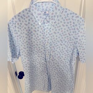 Southern Tide Shirt/Large/Blue print